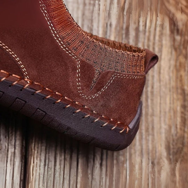 Heritage Men's Suede Hand Stitched Shoes