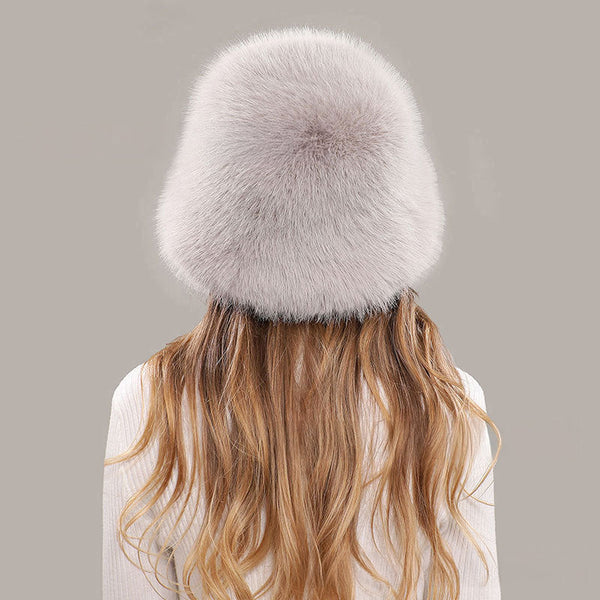 Amélia Loraine Faux Fur Winter Bucket Hat