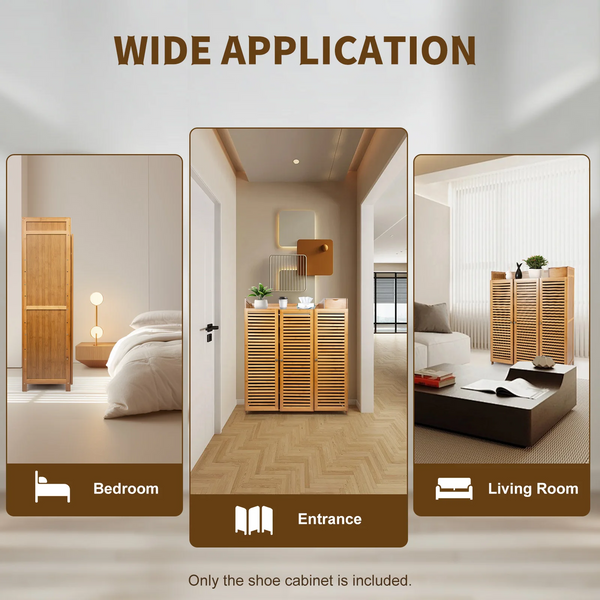 Woodvera Bamboo Shoe Rack