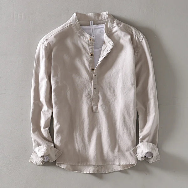 Ralph's Linen Mandarin Shirt