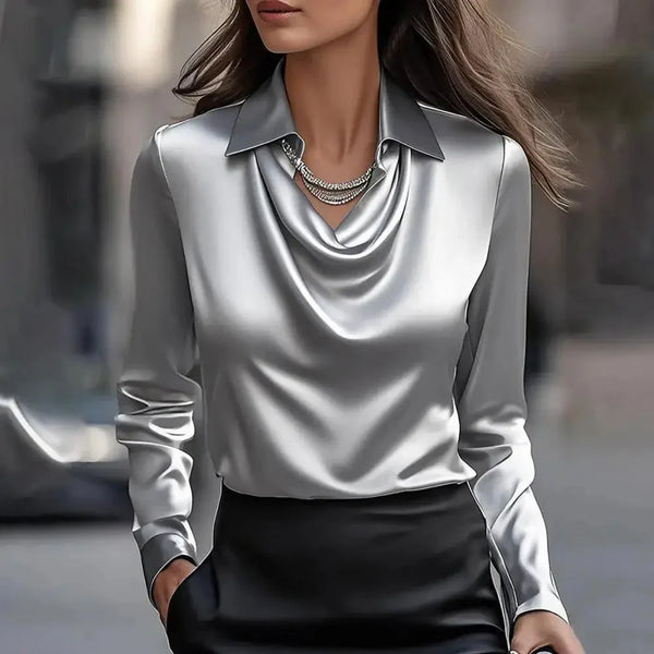 Serenelle Satin Blouse