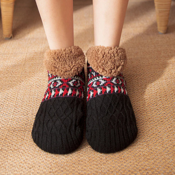 Fire Pit Cozy Luxe Anti-Slip Socks