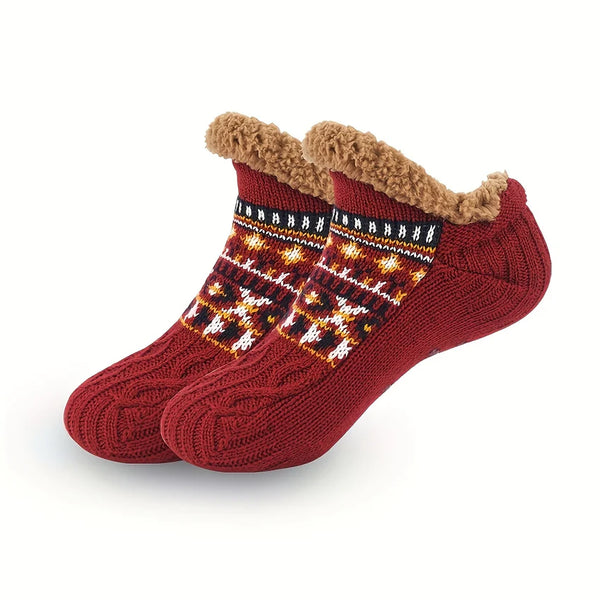 Fire Pit Cozy Luxe Anti-Slip Socks