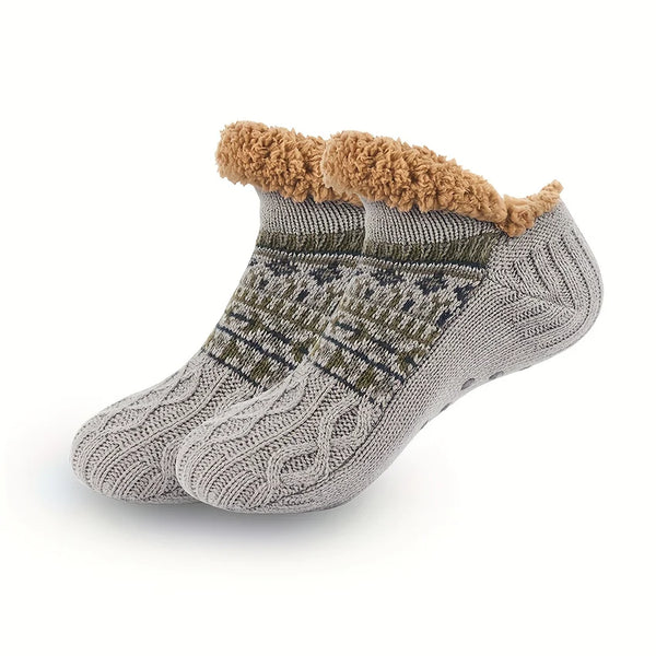 Fire Pit Cozy Luxe Anti-Slip Socks
