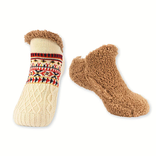 Fire Pit Cozy Luxe Anti-Slip Socks