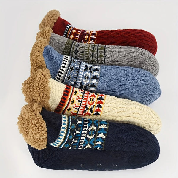 Fire Pit Cozy Luxe Anti-Slip Socks
