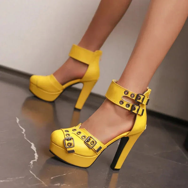 Velvra Strap Heels