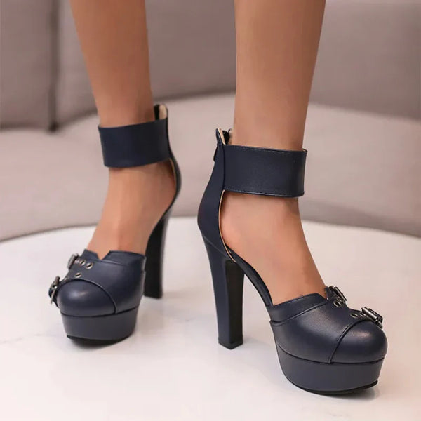 Velvra Strap Heels