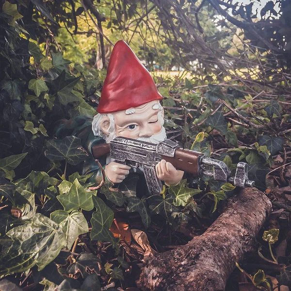 Tactical Team Garden Gnome Soldiers
