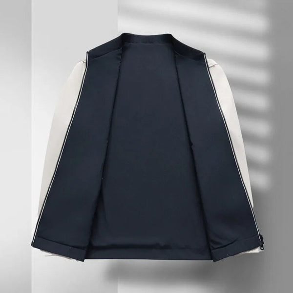 Amari Classic Zipper Bomber Jacket