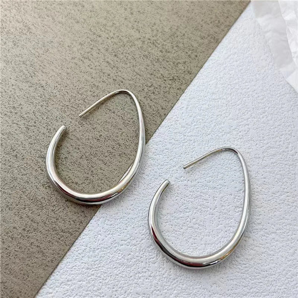 Terra Teardrop Hoop Earrings