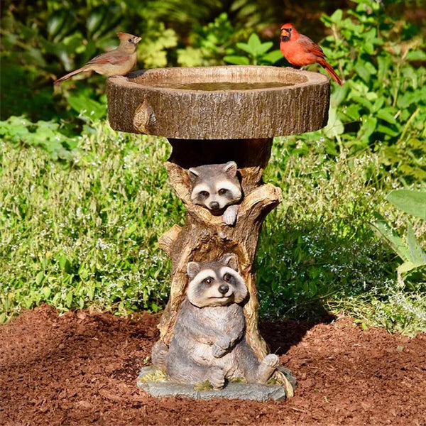 Cute Animal Woden Bird Feeder