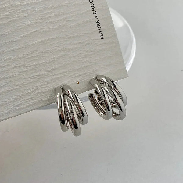 Solance Stacked Hoop Earrings