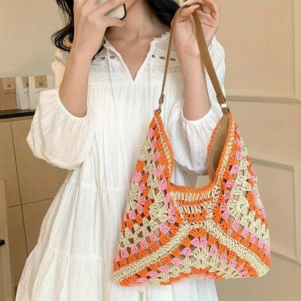The SunKissed Crochet Tote Bag