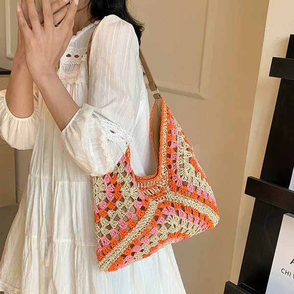 The SunKissed Crochet Tote Bag