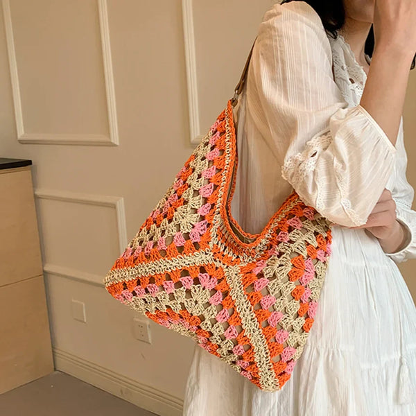 The SunKissed Crochet Tote Bag