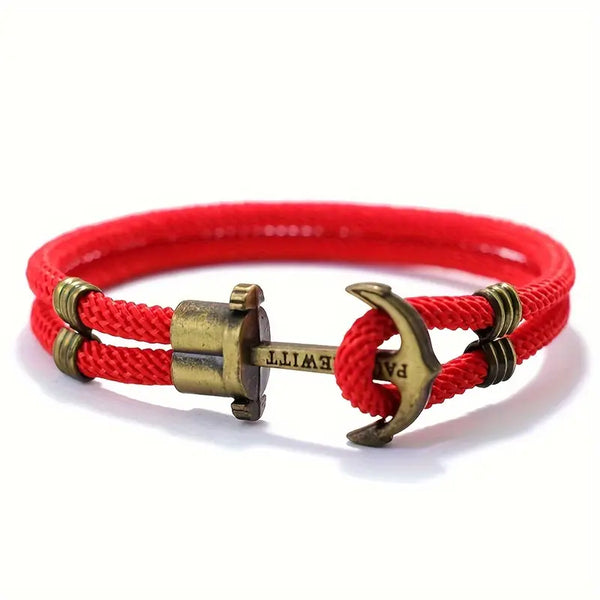 Marine Anchor Rope Bracelet