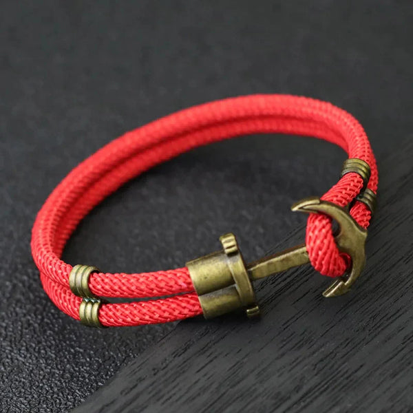 Marine Anchor Rope Bracelet