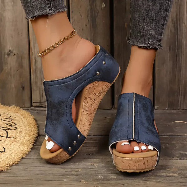 Luna Stud Wedges