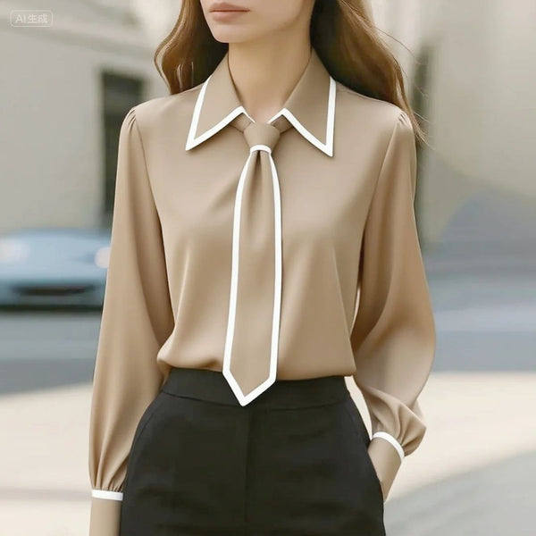 Elador Tie Blouse