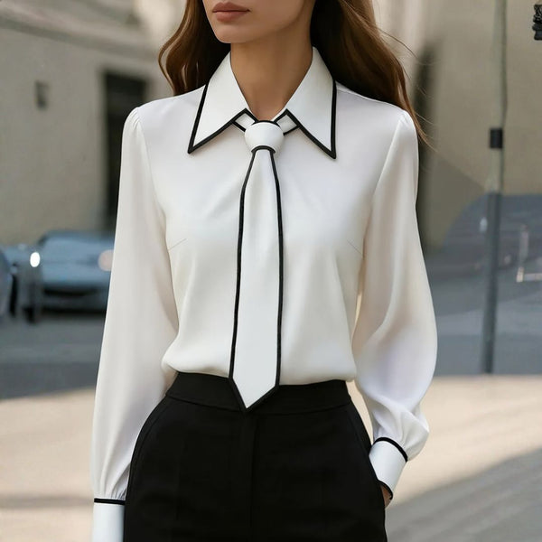 Elador Tie Blouse