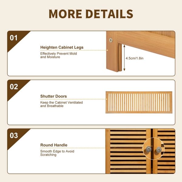 Woodvera Bamboo Shoe Rack