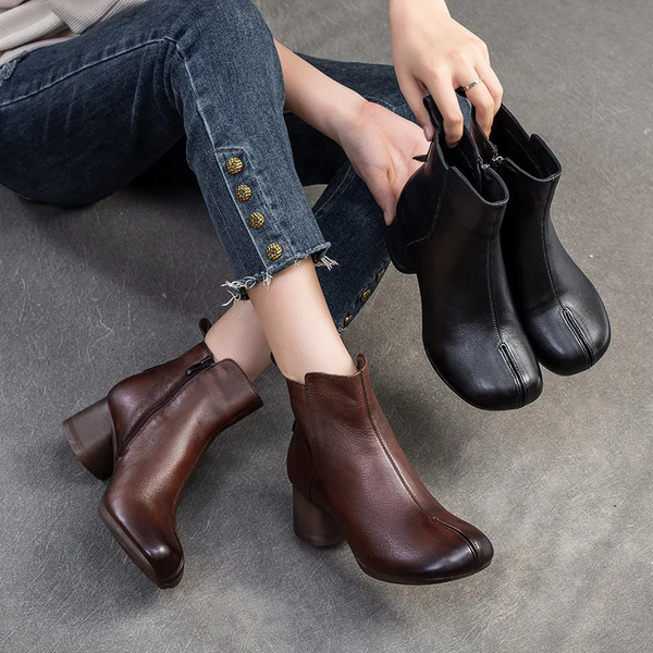 The Knockout Genuine Leather Boots