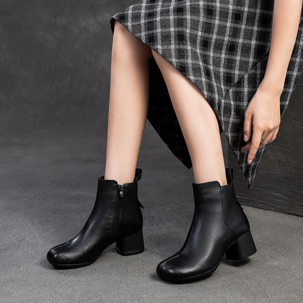 The Knockout Genuine Leather Boots