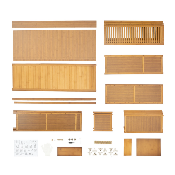 Woodvera Bamboo Shoe Rack