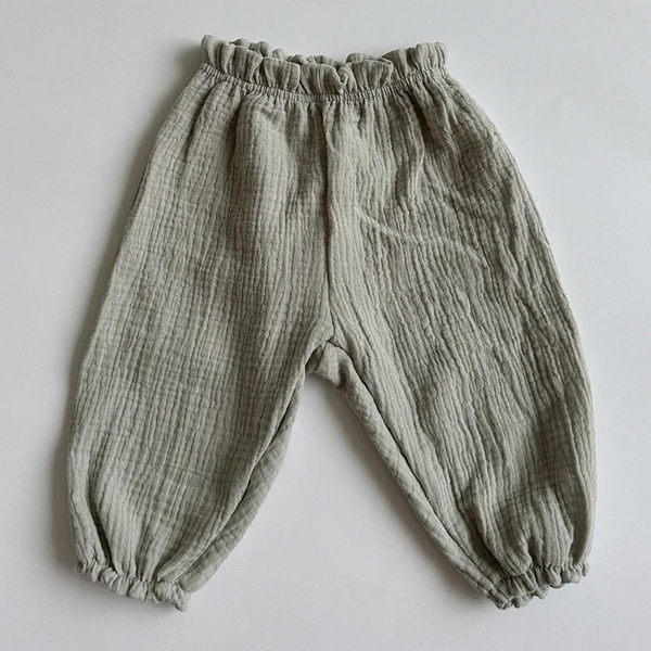Aurora Oversized Linen Baby Pants