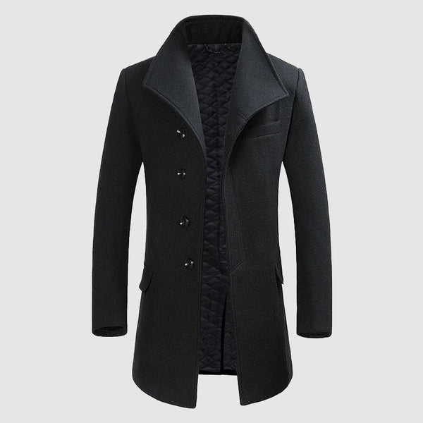 Men’s Merino Wool Blend Overcoat