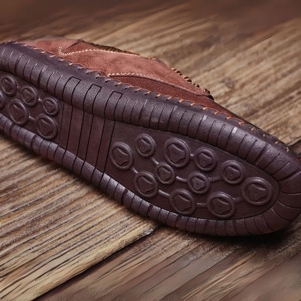 Heritage Men's Suede Hand Stitched Shoes