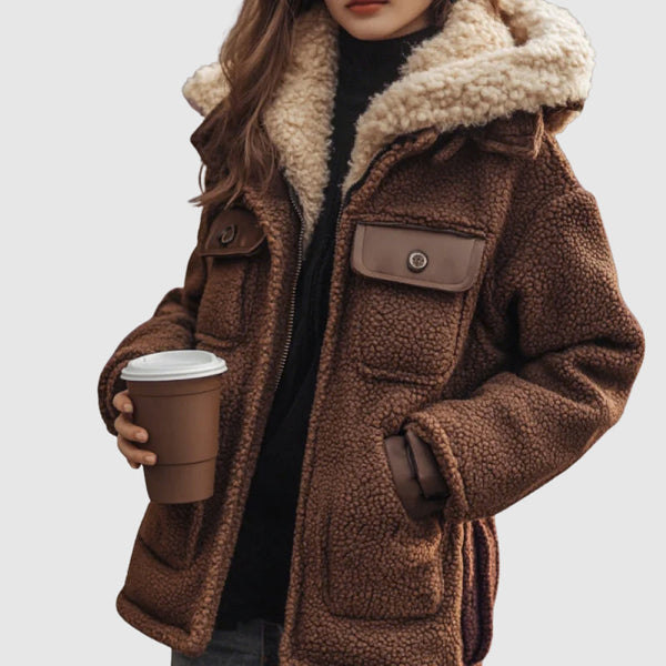 Women’s Vintage Warm Sherpa Coat