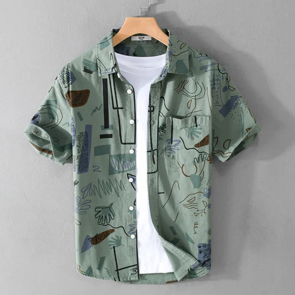 Canvas & Cotton Abstract Shirt