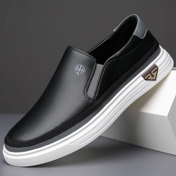 Solvaro Leather Slip-Ons
