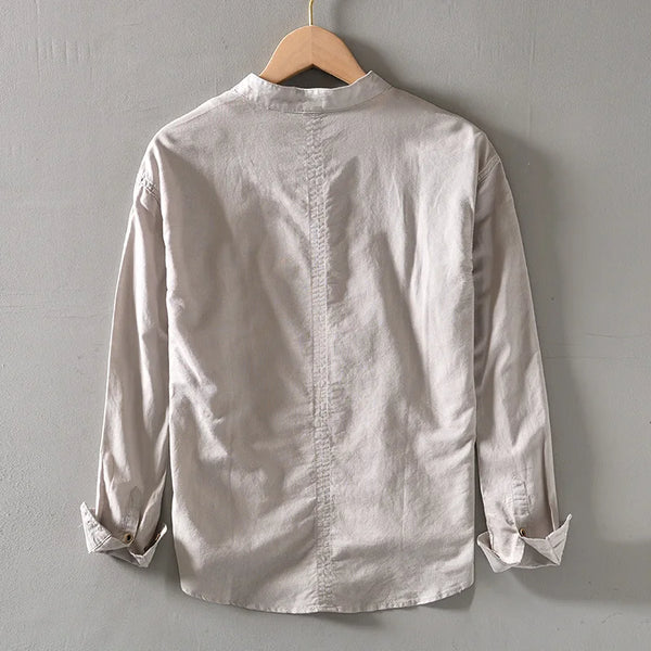 Ralph's Linen Mandarin Shirt