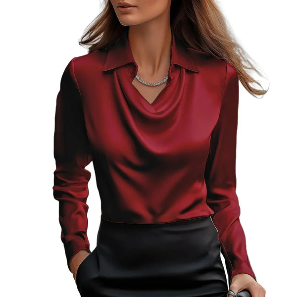 Serenelle Satin Blouse