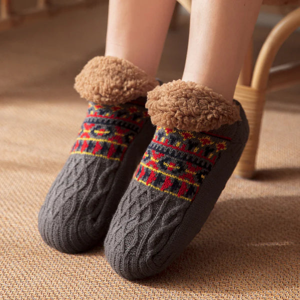 Fire Pit Cozy Luxe Anti-Slip Socks