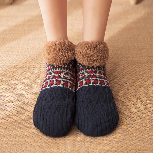 Fire Pit Cozy Luxe Anti-Slip Socks