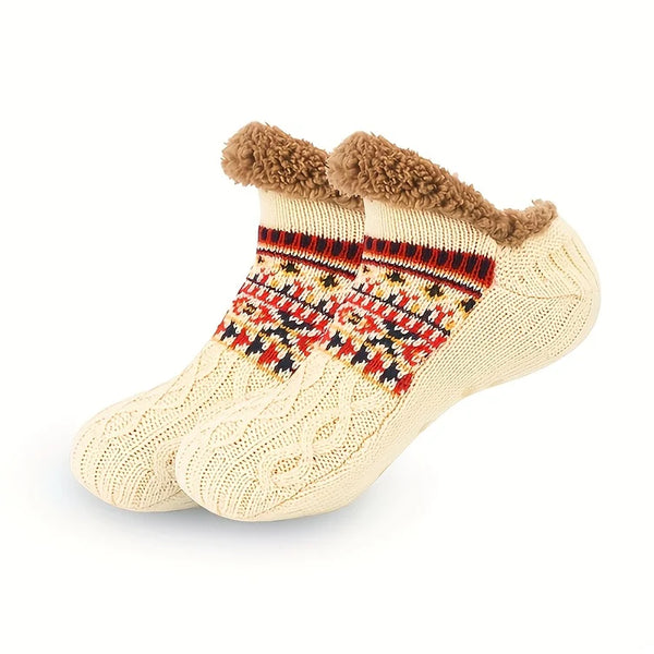 Fire Pit Cozy Luxe Anti-Slip Socks