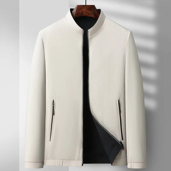 Amari Classic Zipper Bomber Jacket