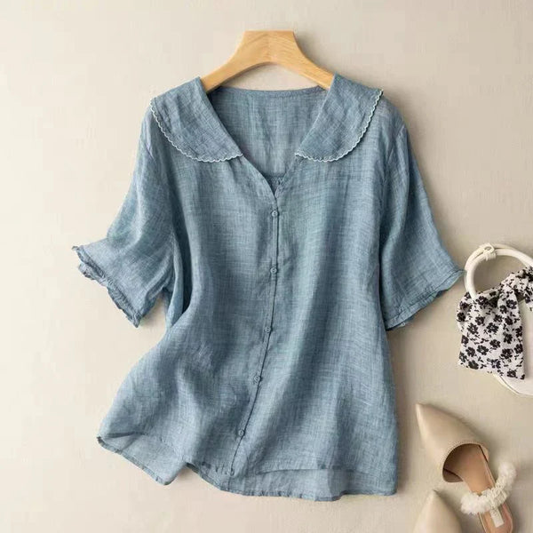 Alina Linen Blouse
