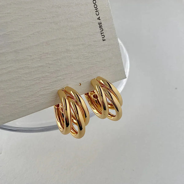 Solance Stacked Hoop Earrings