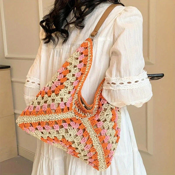The SunKissed Crochet Tote Bag