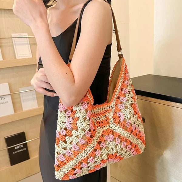 The SunKissed Crochet Tote Bag