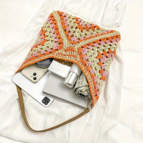 The SunKissed Crochet Tote Bag