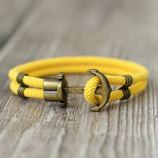 Marine Anchor Rope Bracelet