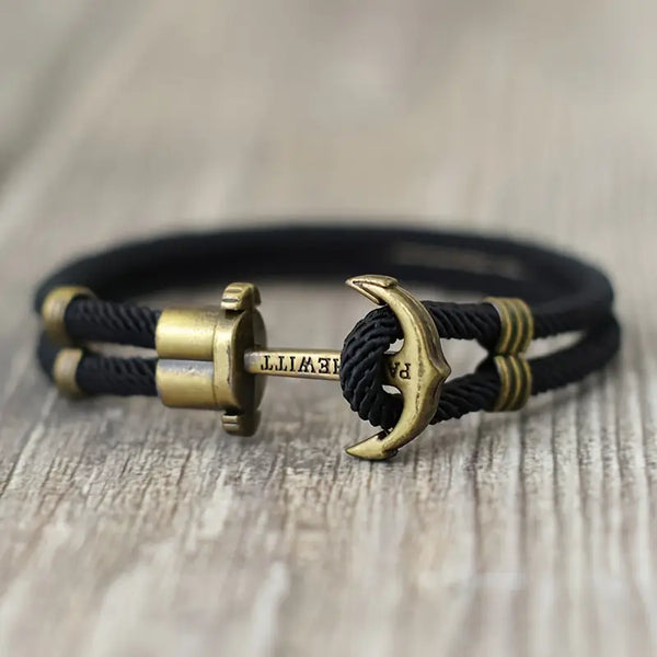 Marine Anchor Rope Bracelet