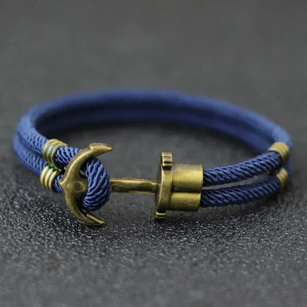 Marine Anchor Rope Bracelet