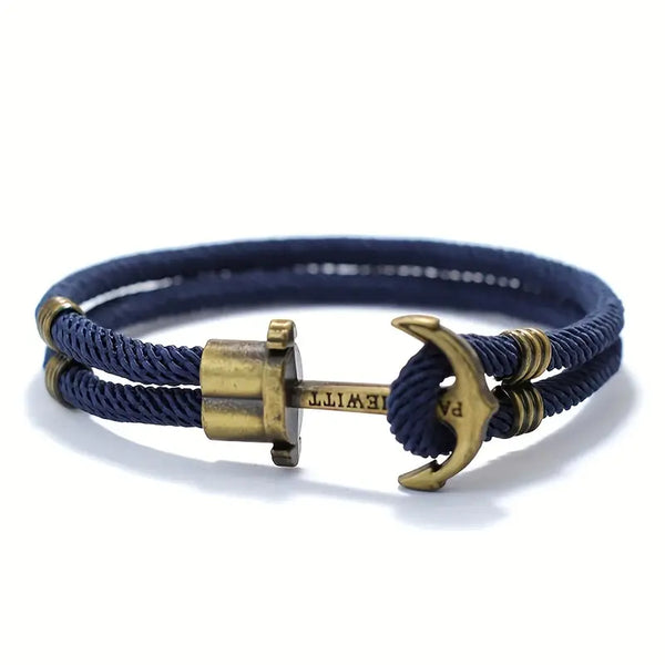 Marine Anchor Rope Bracelet